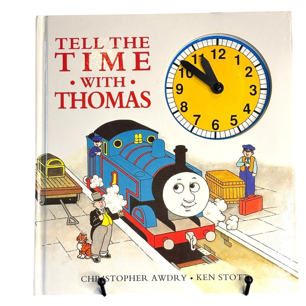 Vintage 2000 Thomas the Tank Engine, Tell Time with Thomas Book, HC